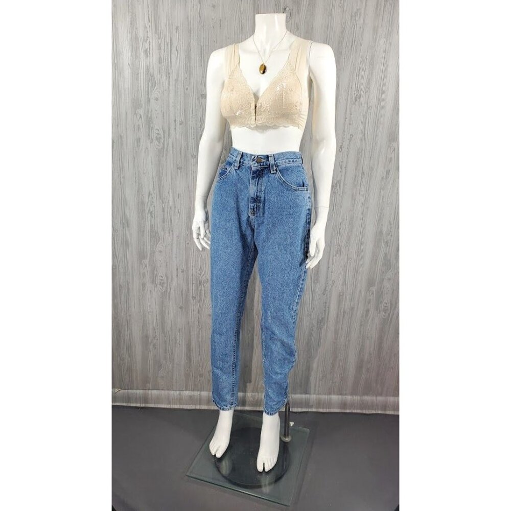 Vintage 90s Riders Jeans Mom Jean Tapered High Waist Relaxed Coastal Cowgirl - Picture 3 of 10